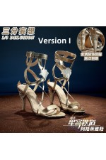 1/3 Delusion Honkai Star Rail HSR Aglaea Cosplay Sandals Heels Shoes